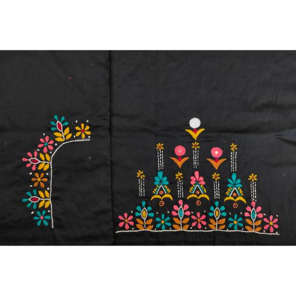 Cotton Blouse Material Black 1 Meter