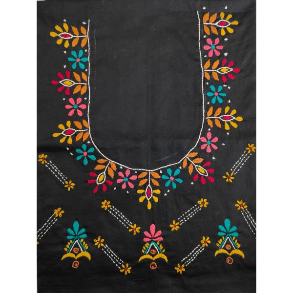 Cotton Blouse Material Black 1 Meter view 2