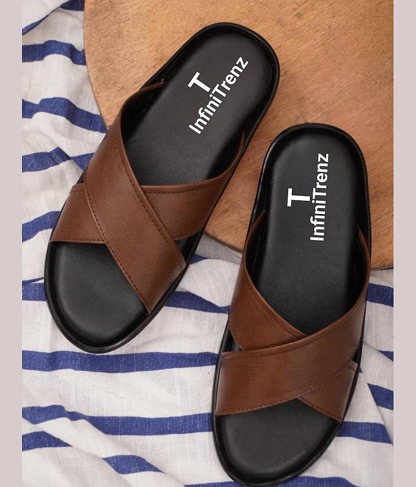 INFINITRENZ - Brown Men's Sandals view 2