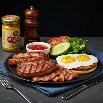 Marcus 3 Hun Pork Breakfast