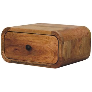 Avora Mini Wall-Mounted Oak-ish 1 Drawer Nightstand view 2