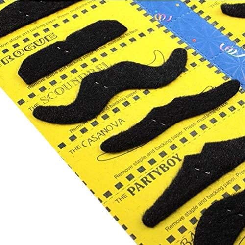 Nawani Halloween Fake Moustache - Pack of six view 2