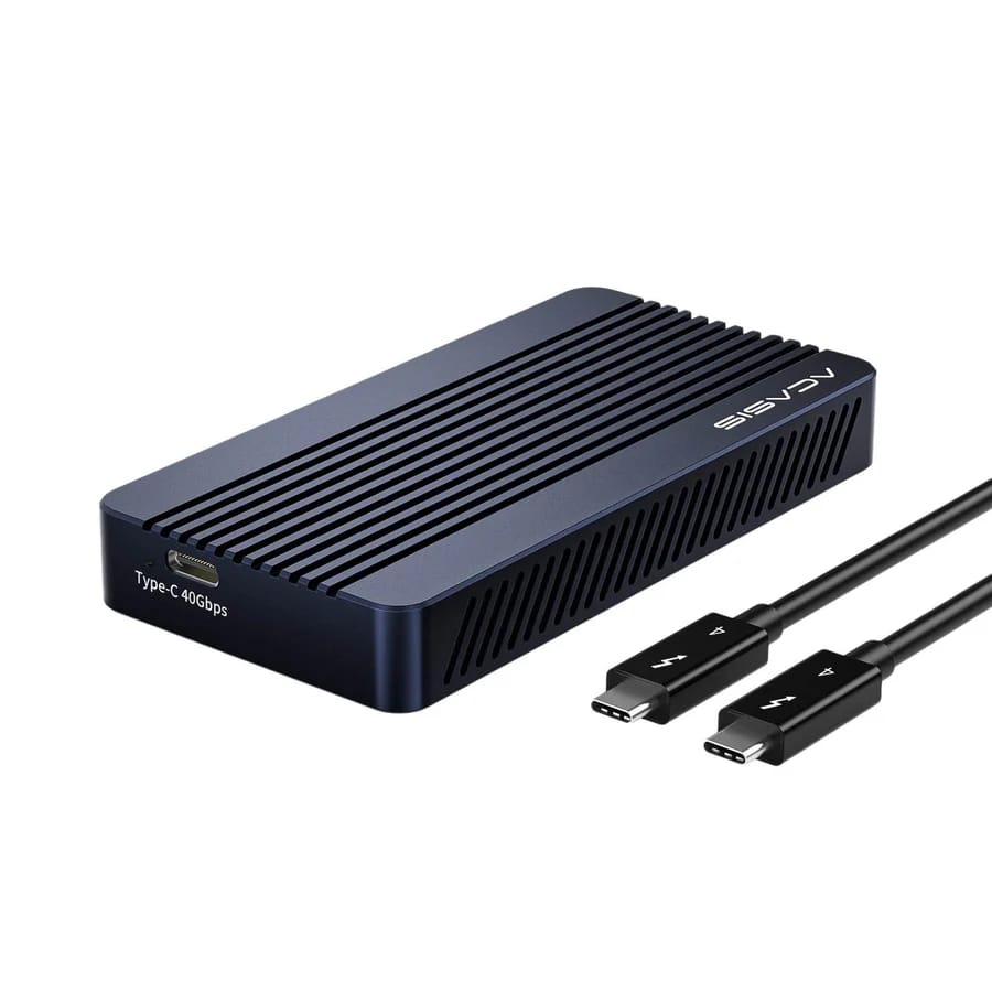 ACASIS 40Gbps M.2 NVMe SSD Enclosure, TBU405M1 for M1 M2 Pro/Max, Compatible with Thunderbolt 3/4, USB4/3.2/3.1/3.0/2.0, Support SSD Size 2280 B+M M-Key, TBU405 M1