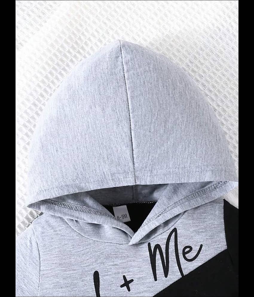 CUTEVIBE Pack of 1 Unisex for Baby Cotton Blend T-Shirt & Shorts ( Grey Melange ) view 2