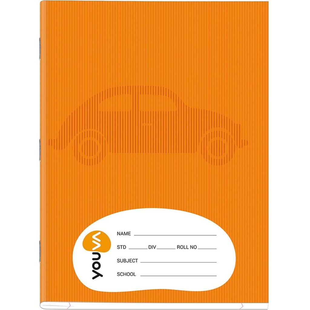 Navneet Youva | Brown Soft Bound Notebook| Jumbo Size 18 cm x 24 cm | Small Square | 120 Pages| Pack of 12 view 2