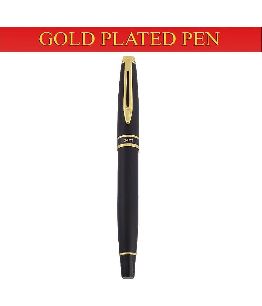Hayman 24 CT Gold Plated Roller Ball Pen With Box (P-82)