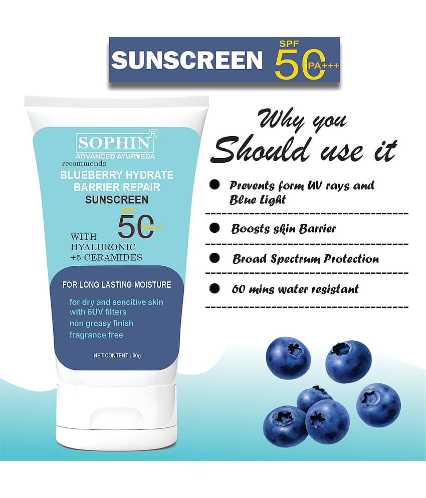 SOPHIN SPF 50 Sunscreen Cream For All Skin Type ( Pack of 1 ) view 2