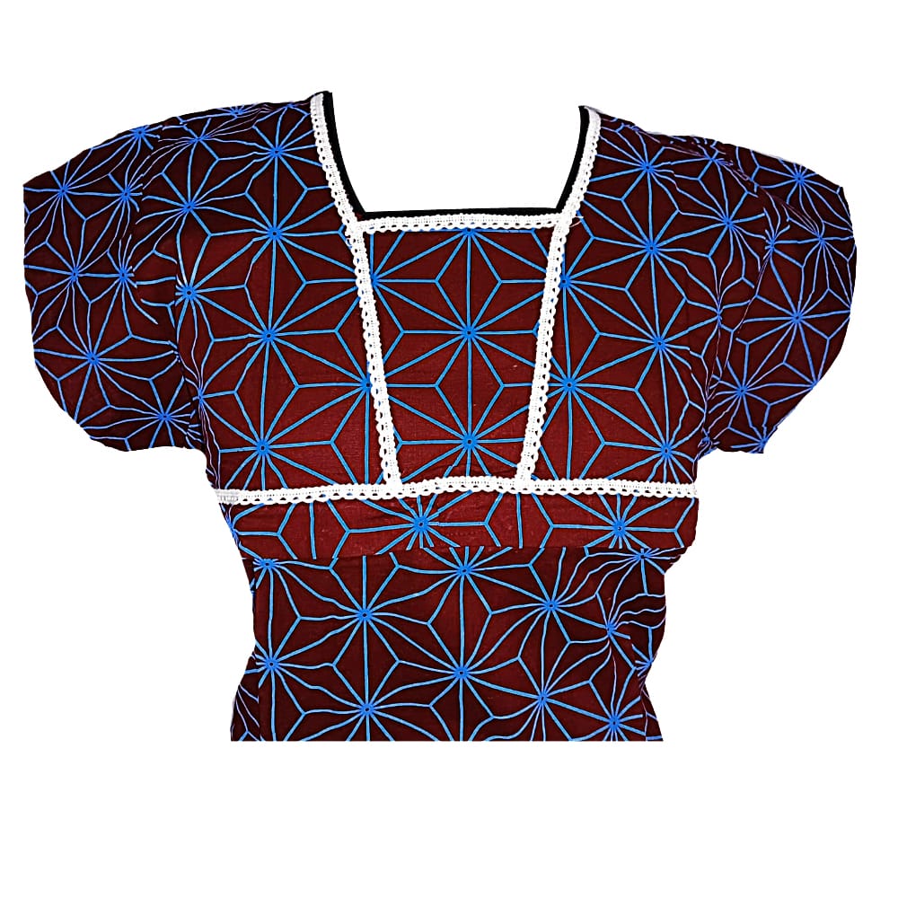 Mamta pure cotton dark colour front zip xl size mother feeding nighty view 2