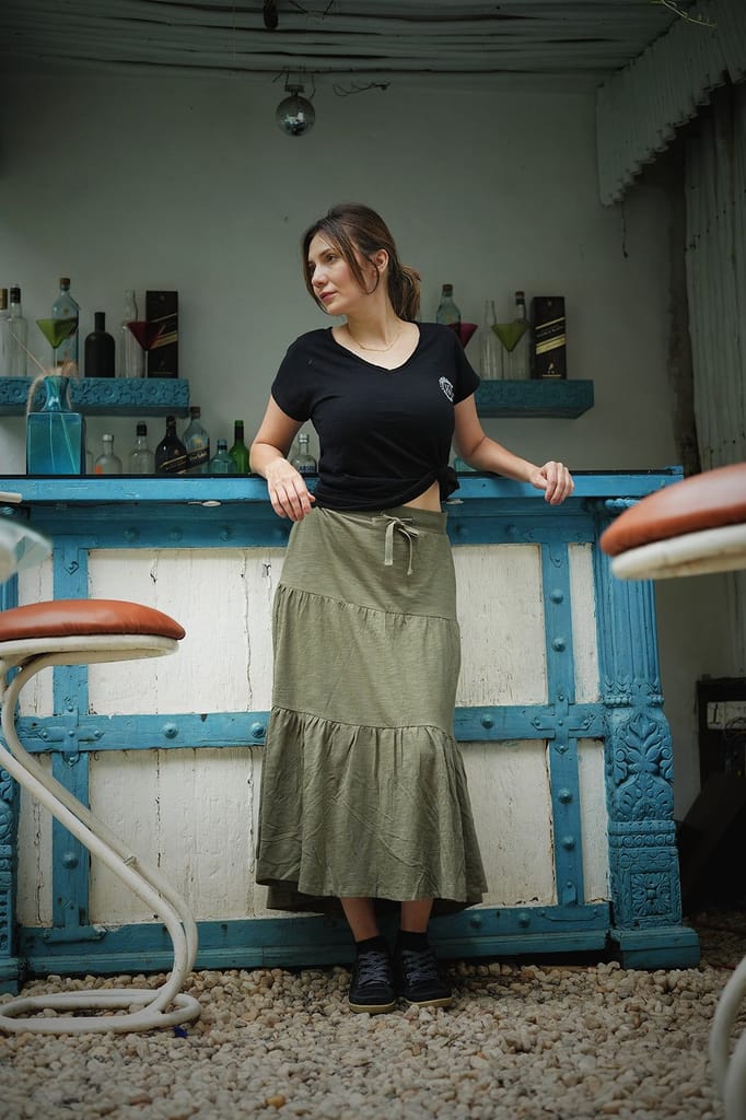 Gracie Organic Cotton Skirt view 2