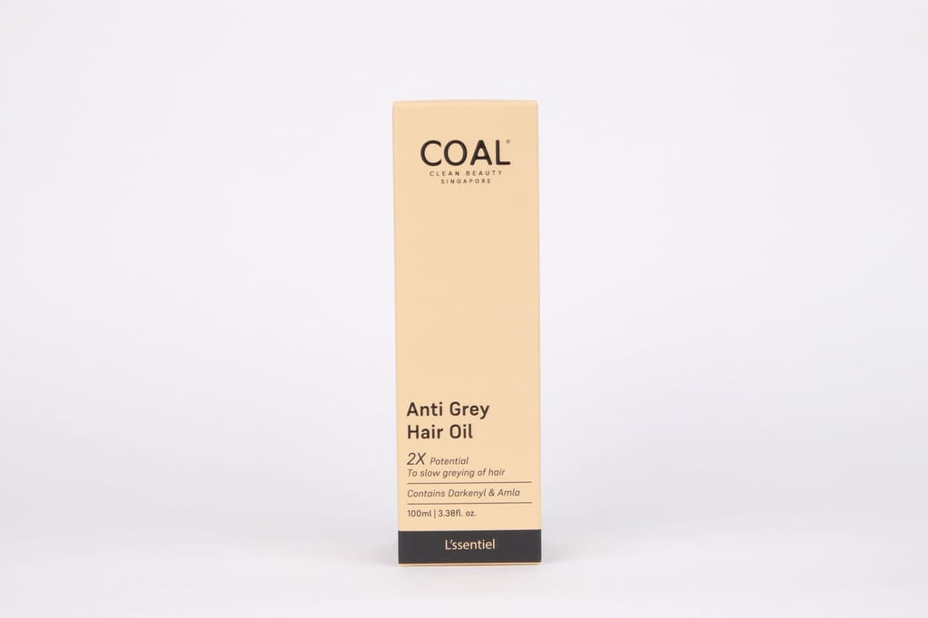 COAL Clean Beauty Anti-Grey Hair Oil with Darkenyl & Amla | 2X Potential To Slow Premature Hair Greying Naturally | Men & Women | All Hair Types | 100ml view 2