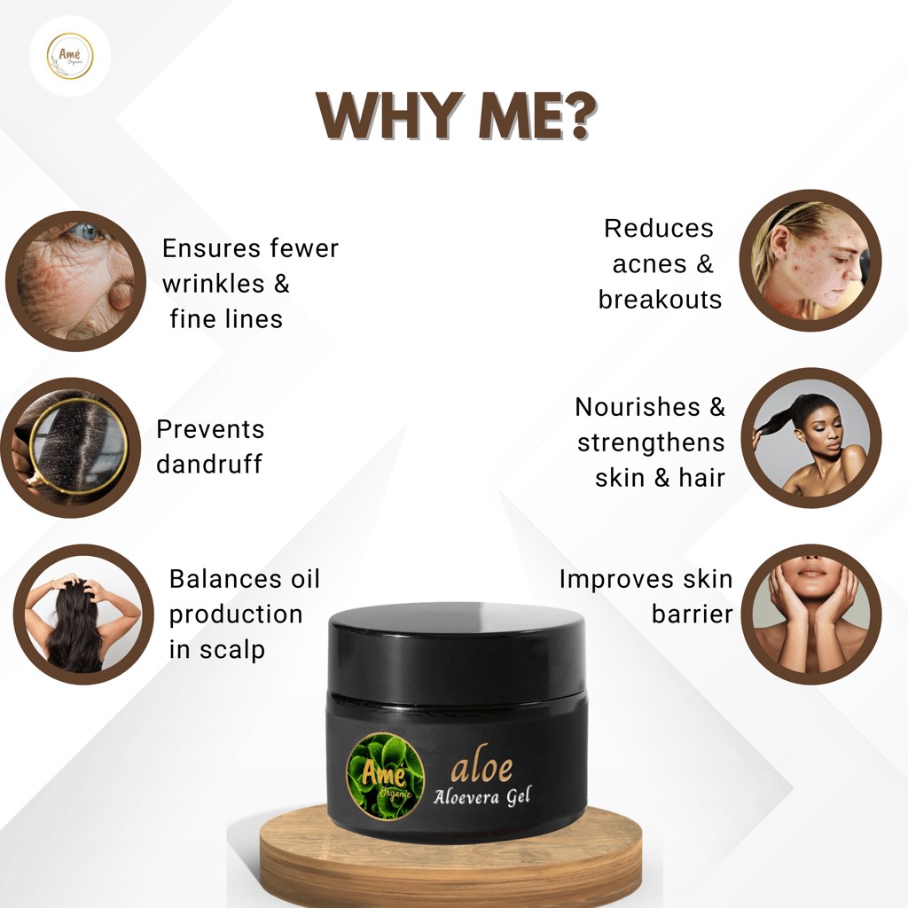 Ame Organic™ | ALOE | Aloevera Gel | 50gm view 2
