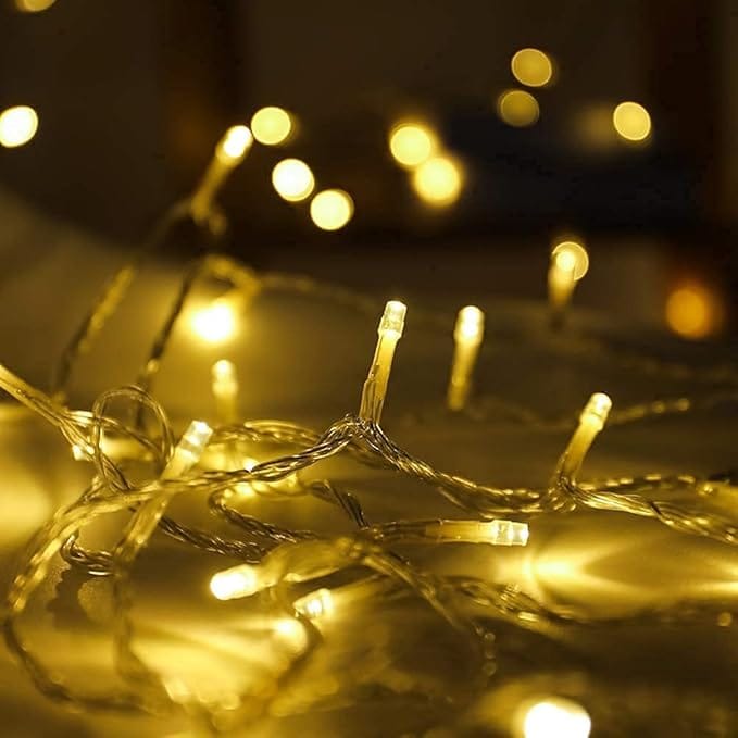 100 LED Warm White String Lights, 33ft Long, Waterproof, Plug-in, UL Listed for Indoor and Outdoor Use view 2