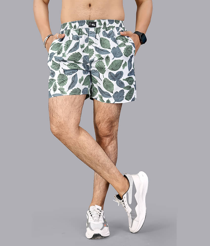 FTX Pack of 1 Cotton Blend Boxers For Men's ( Multicolor )