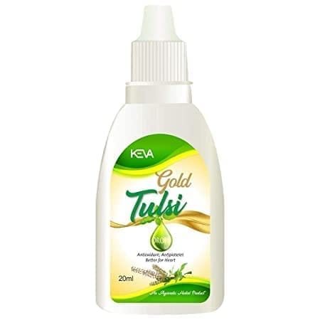 Keva Gold Tulsi Drops For Natural Immunity Boosting,Cough And Cold Relief 20Ml (Pack Of 2 (40ml)) view 2