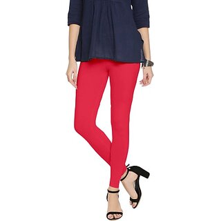 SHE PURE LUXURY WEAR Ankle Length Ethnic Wear Legging (Pink, Solid) view 2