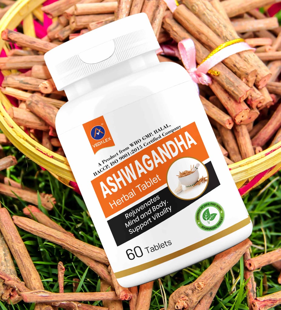 Naturavives Ashwagandha Herbal Tablets 60 Tablets – Pure Withania Somnifera Root Extract for Stress Relief, Energy & Vitality view 2