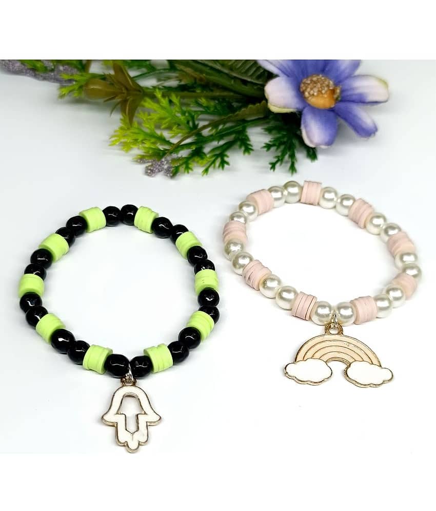 DAIVYA WELLNESS - Multicolor Bracelet ( Pack of 2 ) view 2