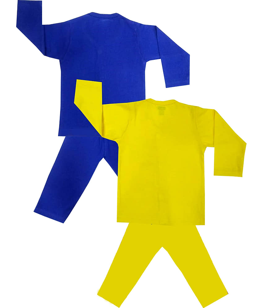 INFANT Pack of 2 Baby Boys 100% Cotton ( Red & Yellow ) view 2