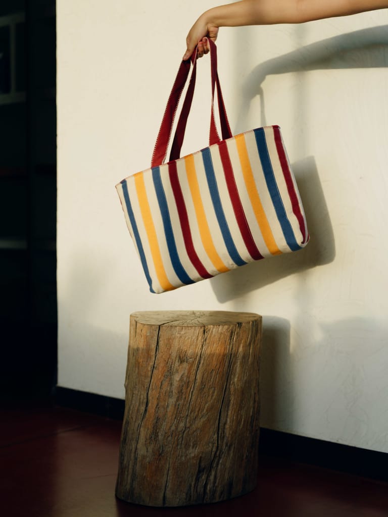 Strip Tote Bag
