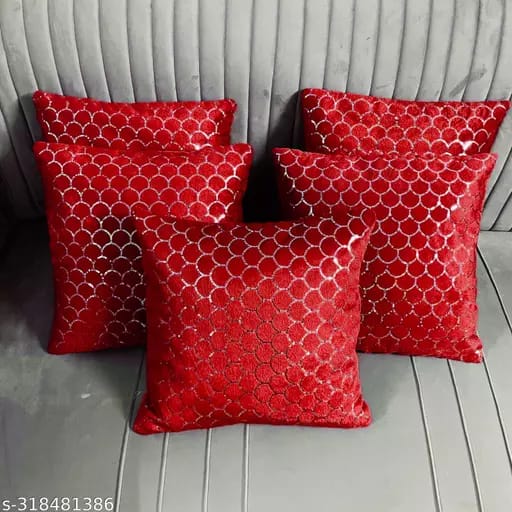 cushion cover marron pack of 5 (16X16 inches)