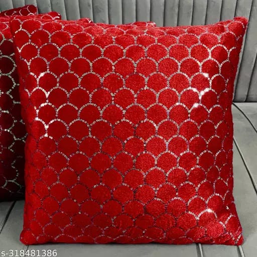 cushion cover marron pack of 5 (16X16 inches) view 2
