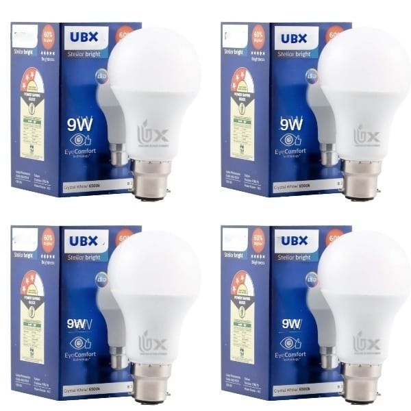 9W LED B22 Bulb Pack of 10 view 2