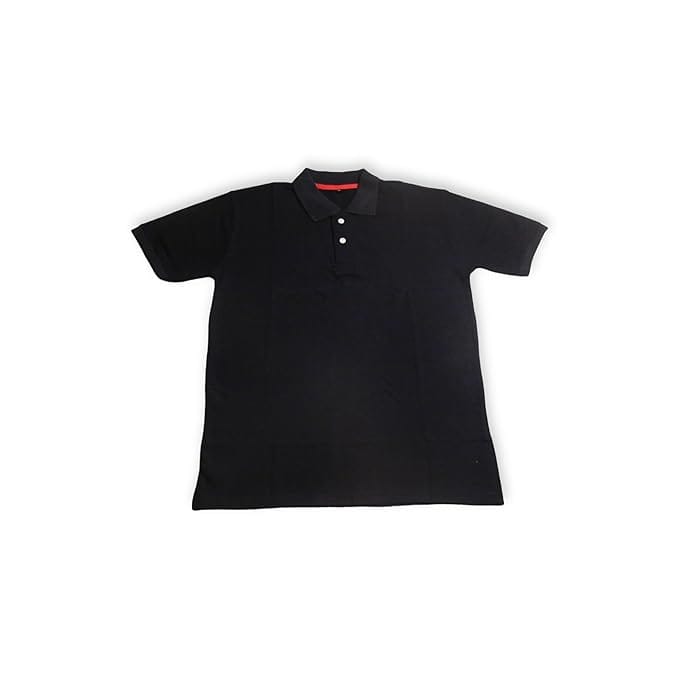 Men's Black Polo Shirt* Short Sleeve Polo Shirt* Casual Polo Shirt* Basic Polo Shirt* Cotton Polo Shirt pack of 2