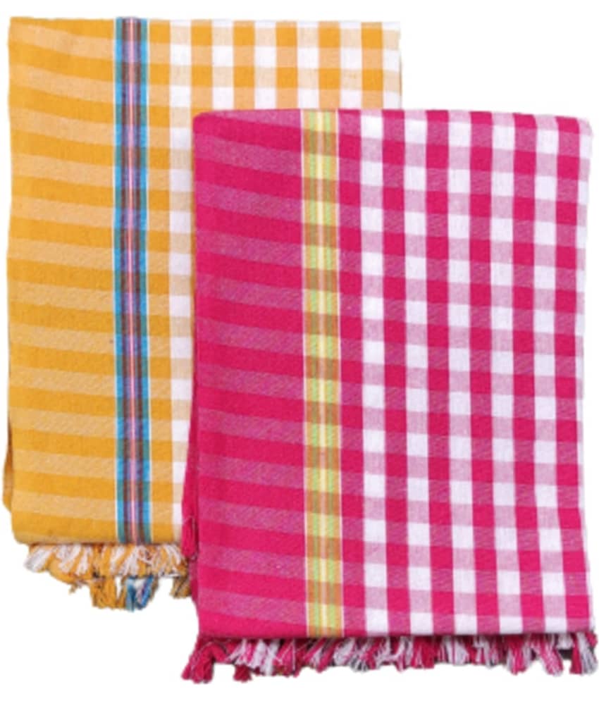 KAKUMANU Pack of 2 Cotton 575 -GSM Bath Towel ( Multicolor ) view 2