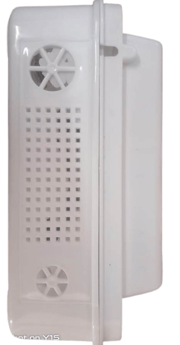 SH-POE-RAK67-WP Outdoor Junction Box, Wall Mount Distribution Box, 3-Socket, White view 2