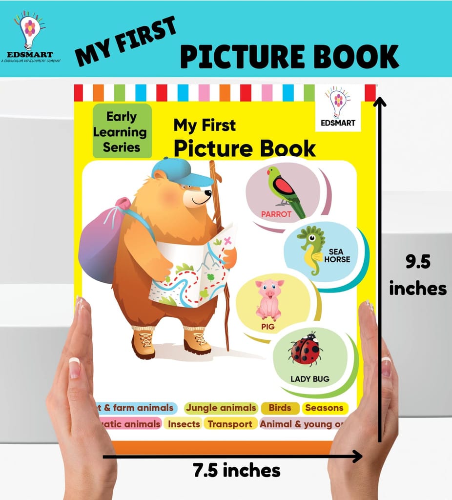 My First Picture Books for Kids - Animals picture book, Birds, Insects, Seasons and Vehicles picture book | Best Picture books for toddlers and preschoolers [Paperback] [Jan 01, 2022] Edsmart Academics view 2