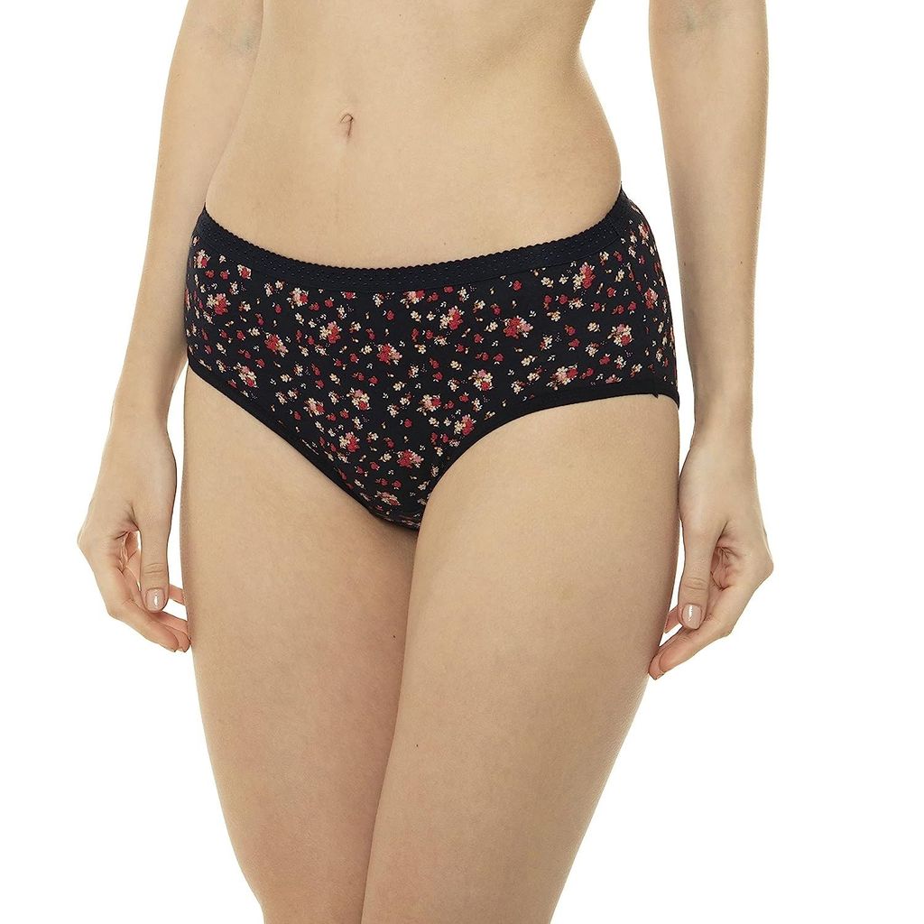 VIP Printed Women's Hipster Panties Outer Elastic Pack Of 6 view 2