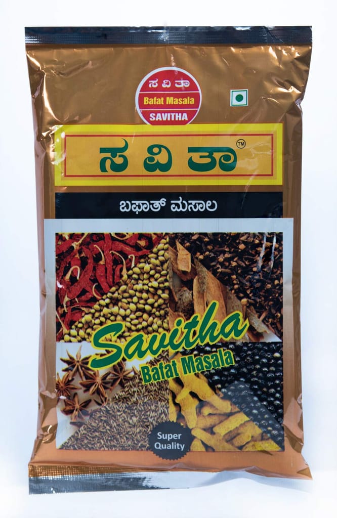 Savitha Masala Variety Pack | Includes 2 Bafat Masala, 2 Fish Fry Masala, 2 Chicken 65 Kabab Powder | Authentic Spice Mixes for Indian Cooking | Fresh & Aromatic