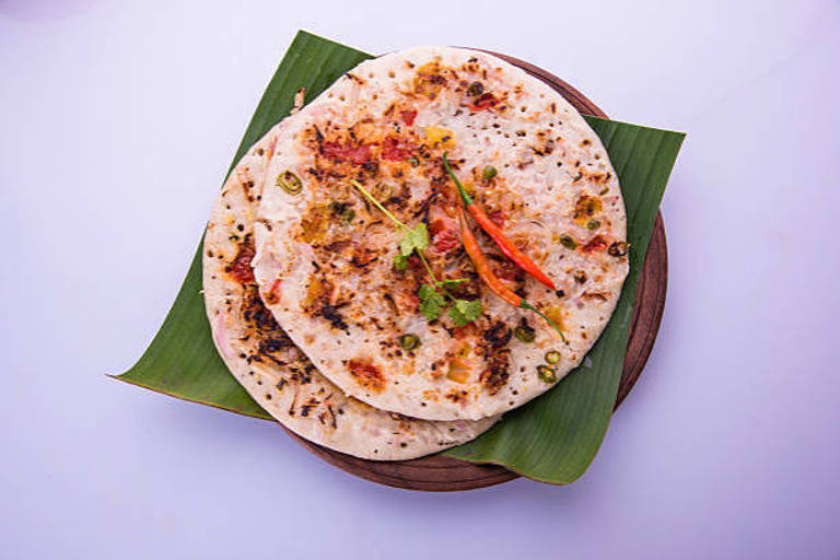 Onion Tomato Uttapam