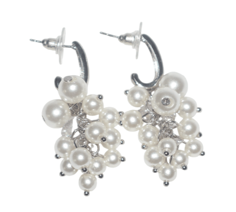 Pearl Cluster Earrings: Elegant & Timeless view 2