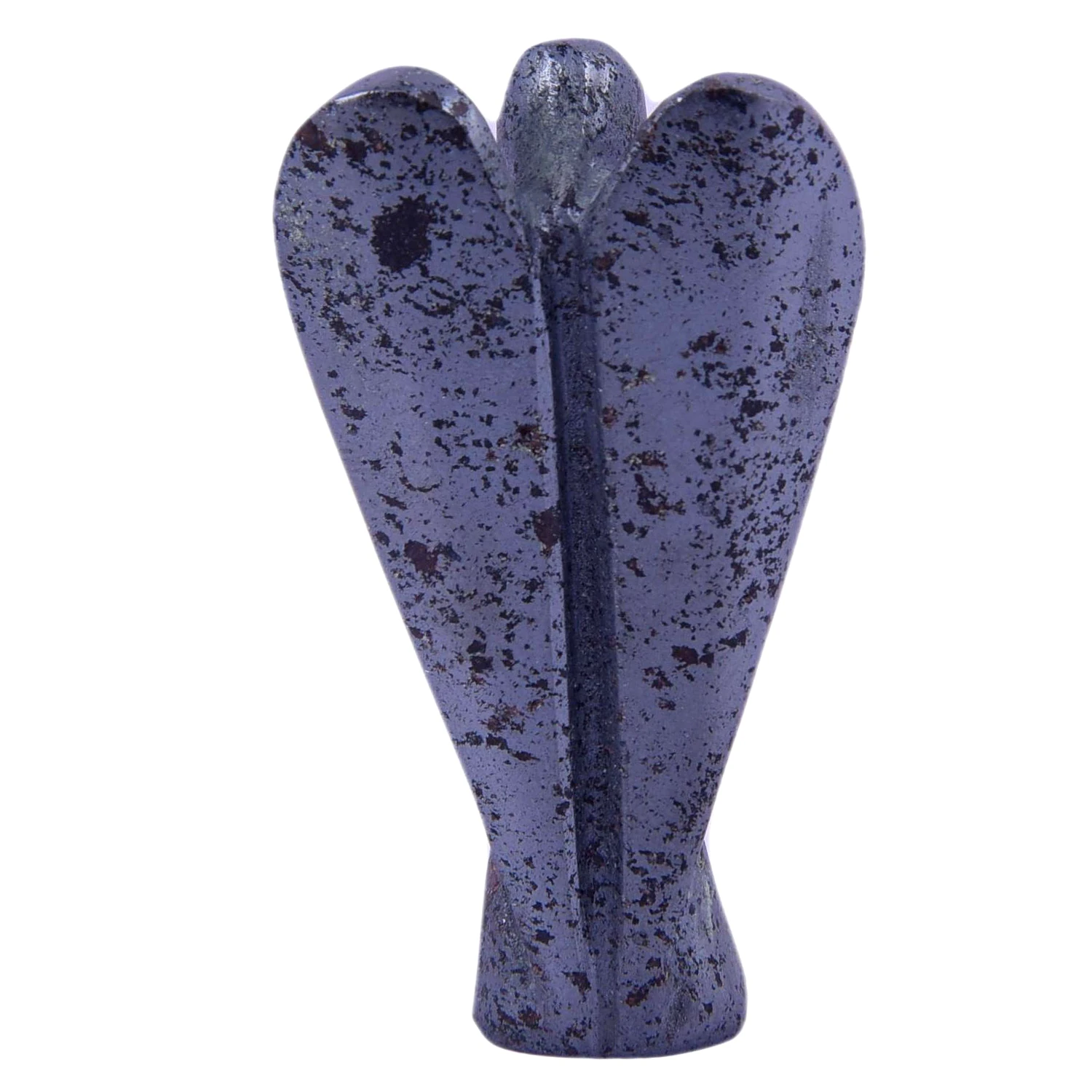 Kambaba Jasper Angel | Handcarved Statues Figurines Stone of Good Luck - Reiki, Healing Crystal for Physical, Emotional & Spiritual Imbalance | Positive Vibes Energy(KI_58) by Krishna Impex view 2