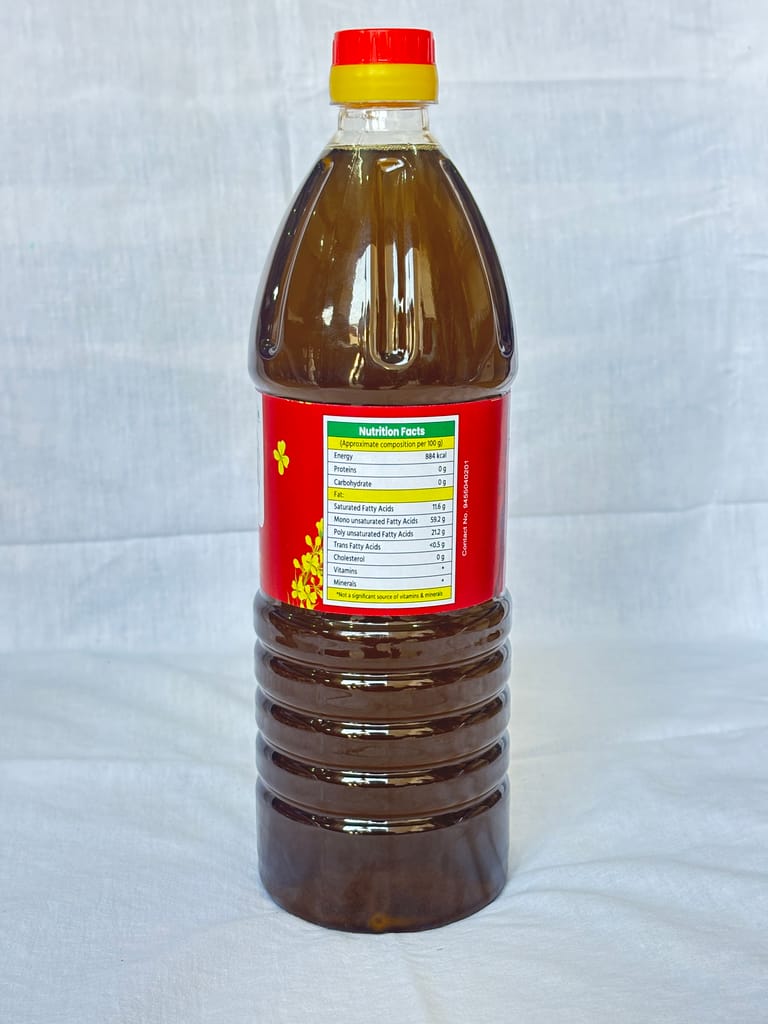 FPO Kisan Naturals Kacchi Ghani Mustard Oil view 2