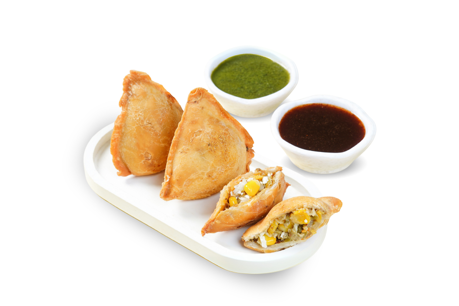 Cheese n corn samosa -multigrain (3 pcs)