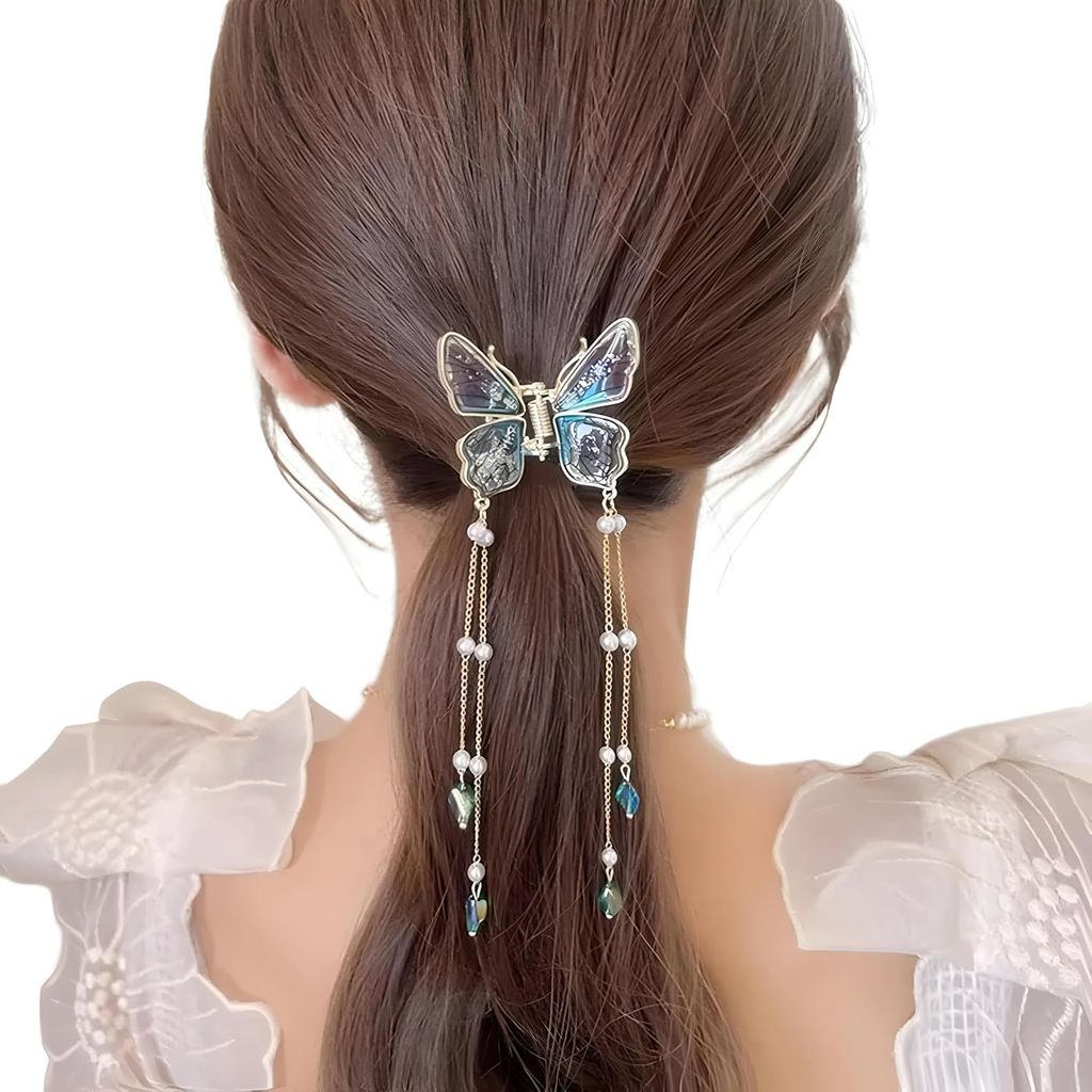 Butterfly Hair Claw Clip for Women view 2