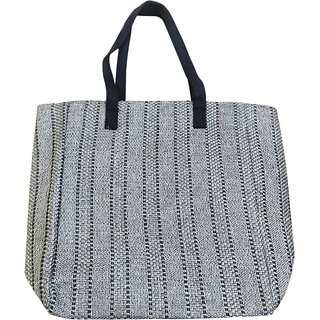 Handcrafted Konark Temple Design Jute Tote Bag - Eco-Friendly Indian Handicraft view 2