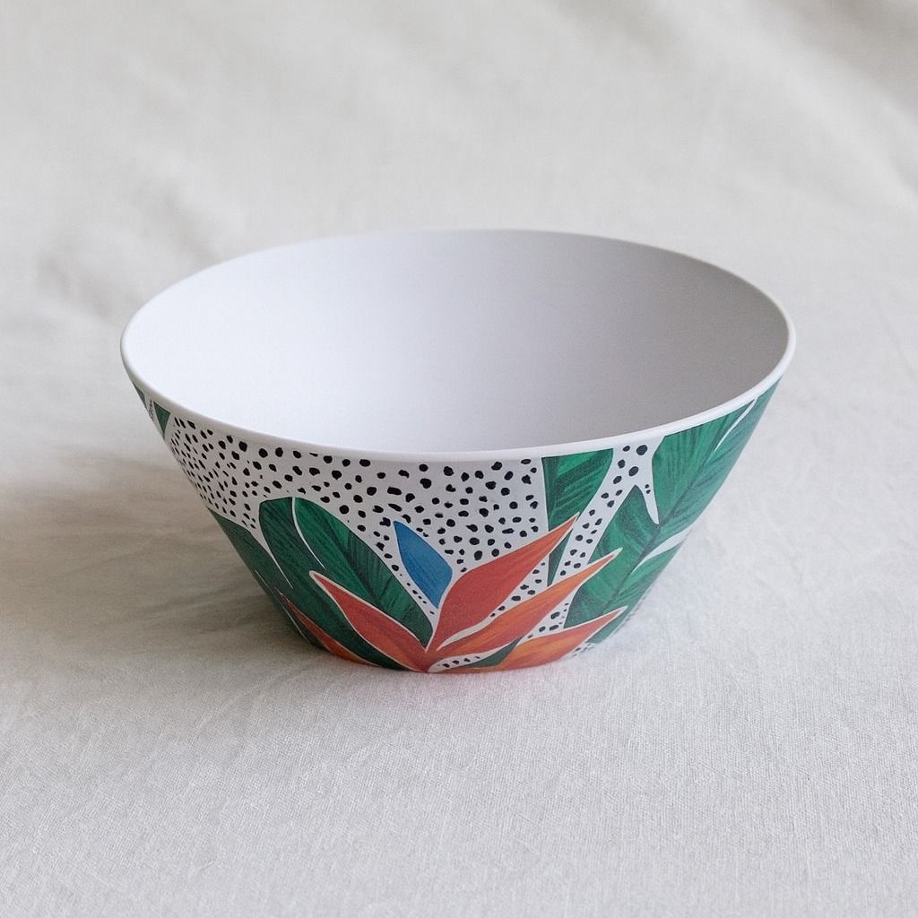 ECOCASK Bamboo Curry Bowl | Eco-Friendly Serving Bowl for Indian Meals | Handmade Organic Tableware view 2