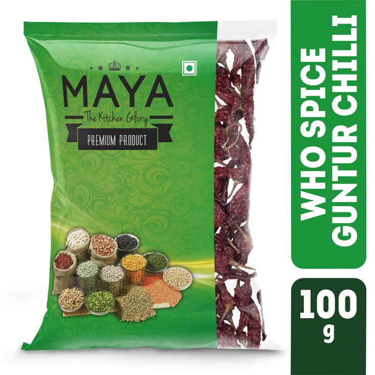 MAYA WHO SPICE GUNTUR CHILLI 100g