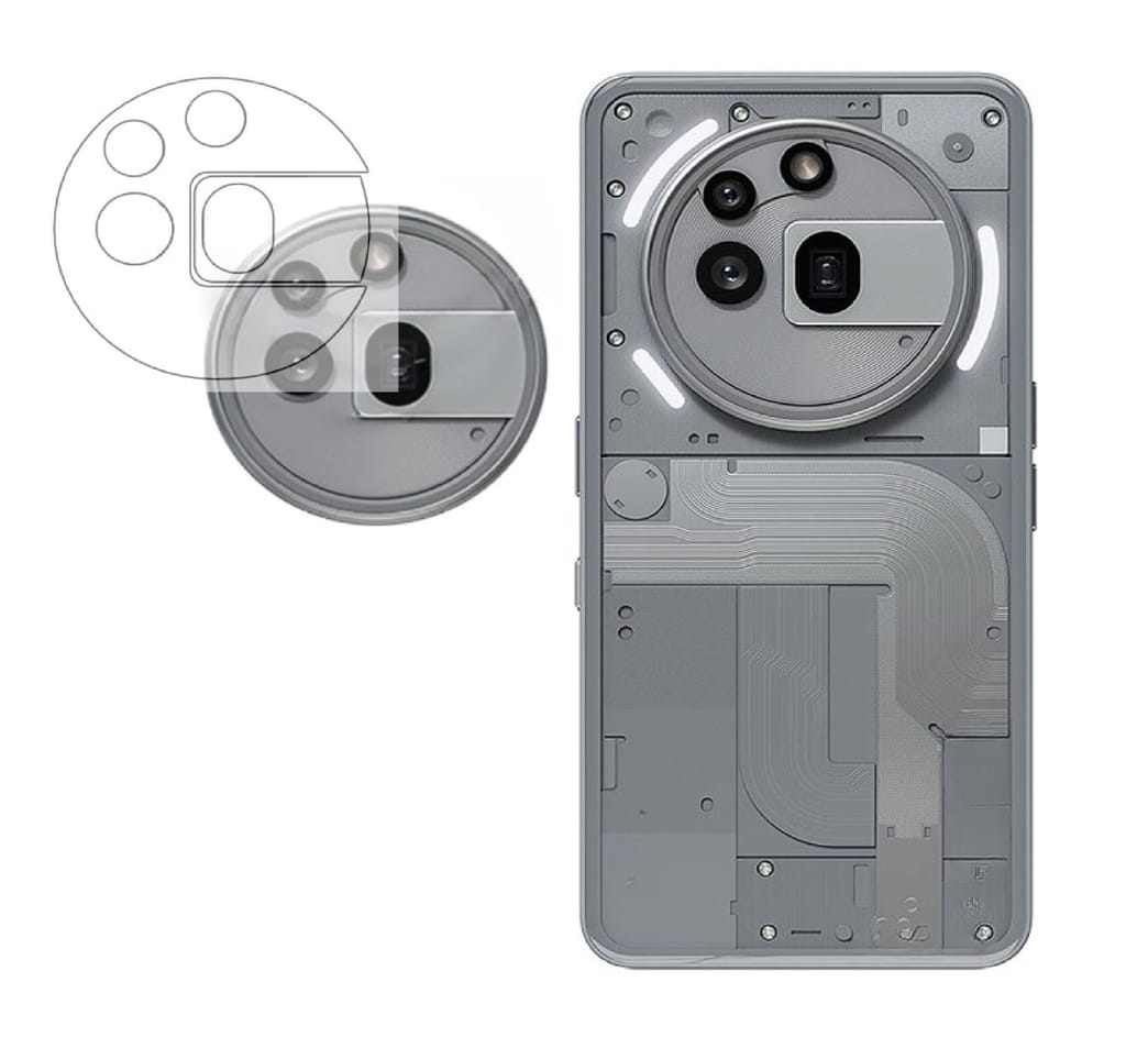 ISAAK Back Camera Lens Protector compatible for Nothing Phone (3a) Pro (Pack of 1) view 2