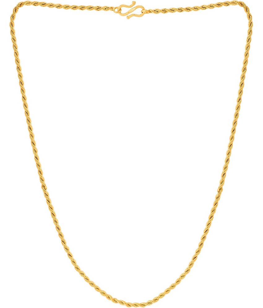 H M PRODUCT Gold Plated Chain ( Set of 1 ) view 2