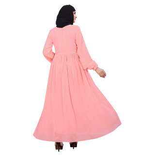 New Design Fancy Embelished Heavy Georgette Abaya view 2