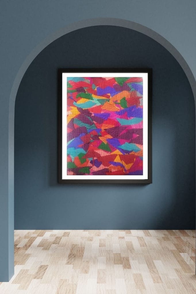 Fabric Fusion Wall Frame Home decor view 2
