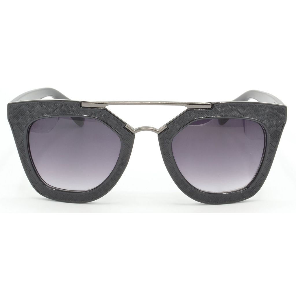 Hrinkar Grey Rectangular Sunglasses Styles Black Frame Glasses for Men & Women - HRS404 view 2