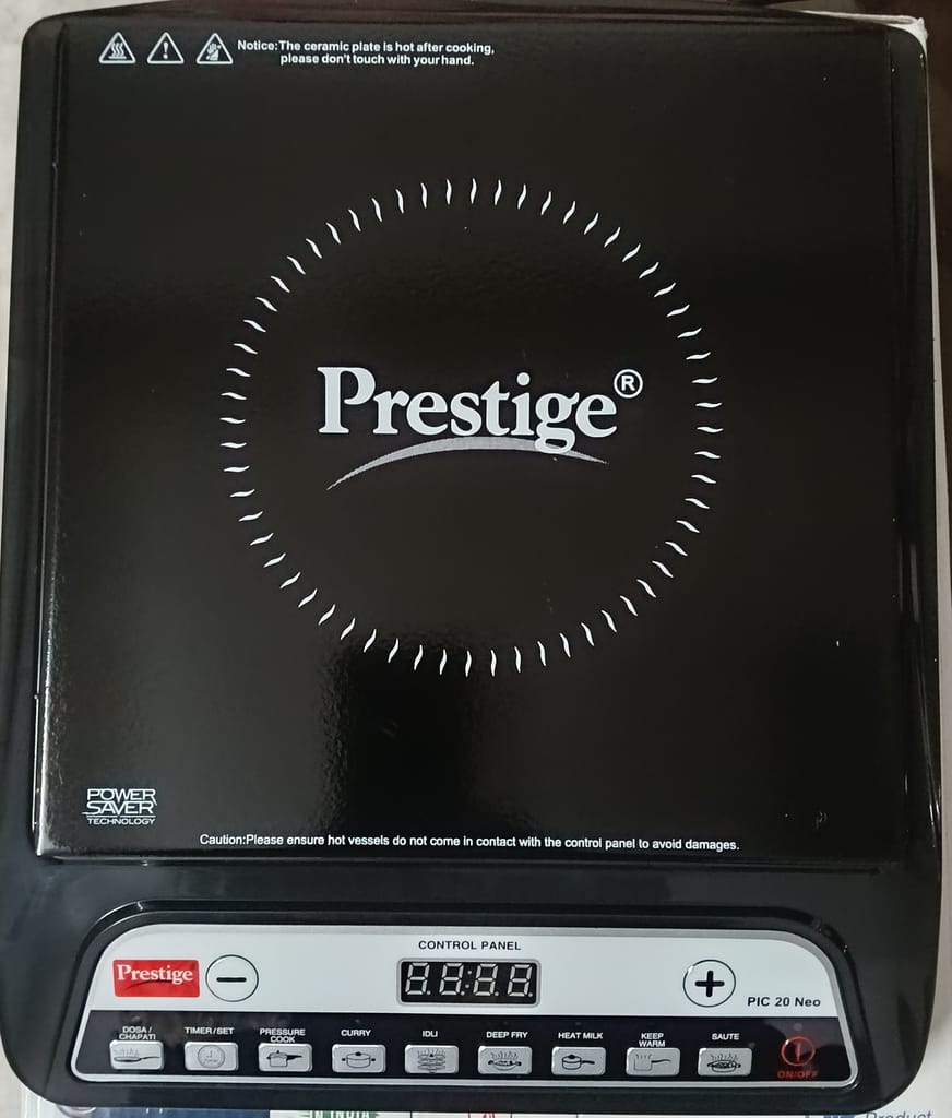 Prestige 1600 watt Induction Cooktop