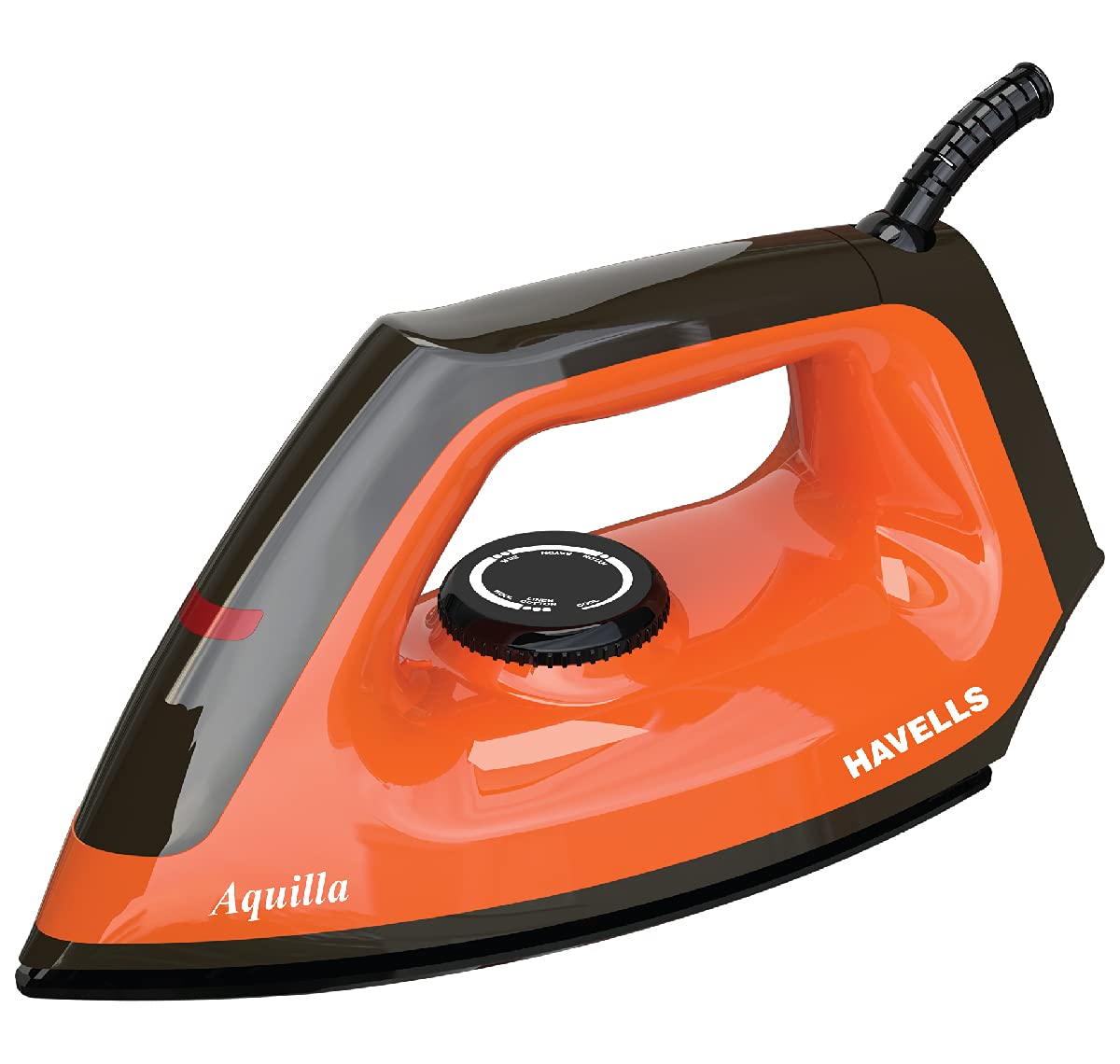 Havells Dry Iron Aquilla 1000 watts | Iron Press German Technology | Plastic Non Sick Coated Sole Plate | Shock Proof Body