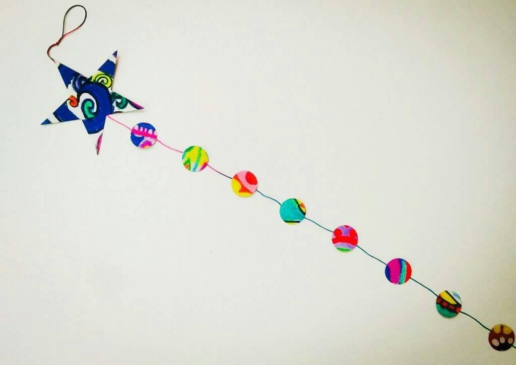 COLORFUL SMALL CIRCLE BUNTING view 2