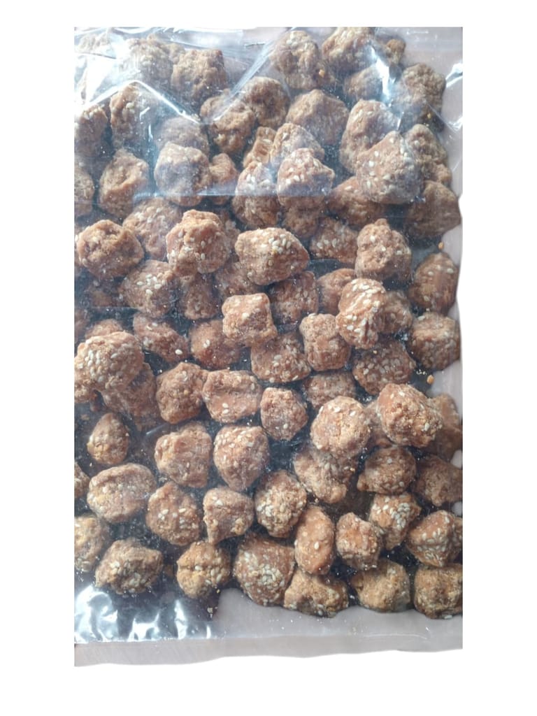 GULAICHI Jaggery (Til Gud) - Natural Sweetener with Sesame, 1 KG Pack view 2
